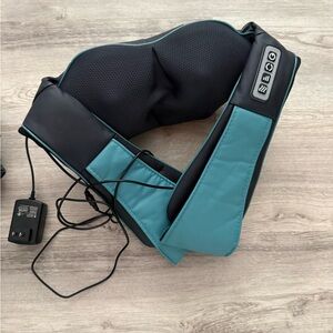 Teal and Black Neck Massager